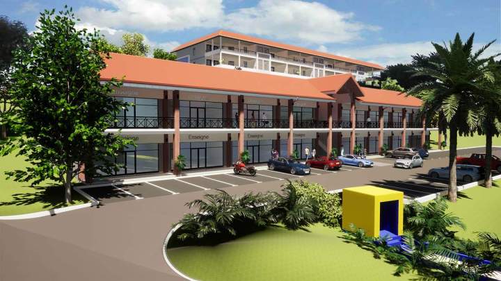BATIMENT COMMERCIAL 3 ILETS